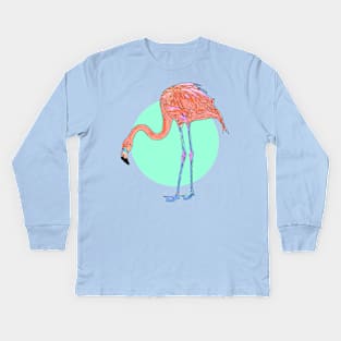 Flamingo Kids Long Sleeve T-Shirt